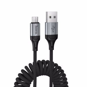 Kaapeli USB A - Micro USB Hoco 2,4A 1,5 m X121 musta