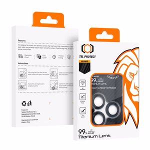 Karkaistu lasi Tel Protect Titanium Lens 99% AR Aramid Series kameralle Samsung Galaxy S25 Plus:lle (linssiä 3 kpl)