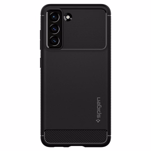 Spigen Rugged Armor kotelo Samsung Galaxy S21 FE - Matta musta