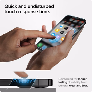 Spigen karkaistu lasi GLAS.TR "EZ FIT" iPhone 13 / 13 PRO / 14 / 16E 6,1"