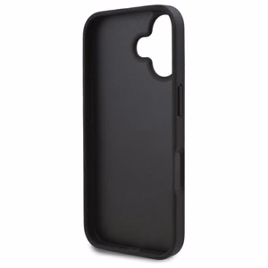 Karl Lagerfeld Cardslots Monogram iPhone 16 Suojakuori - Musta