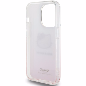Hello Kitty IML Gradient Electrop Kitty Head Suojakuori iPhone 14 Pro:lle - vaaleanpunainen