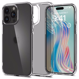 Spigen Ultra Hybrid iPhone 15 Pro Suojakuori - Kirkas Matta