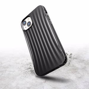 Raptic X-Doria Clutch suojakuori laitteelle iPhone 14 Plus, musta