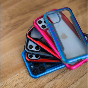 X-Doria Raptic Shield suojakuori iPhone 14 Pro Max -laitteelle, alumiininen, pudotustestattu 3 m korkeudelta, helmiäishohtoinen
