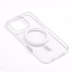 Suojakuori iPhone 16 AIR:lle Clear Mag Cover Elite (STR / NON-YELLOWING / CAMERA CONTROL BUTTON) yhteensopiva MagSafen kanssa läpinäkyvä