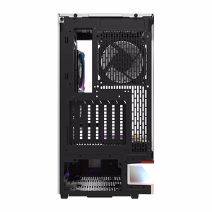 DarkFlash F1 ATX -tietokonekotelo ja 6 tuuletinta, valkoinen