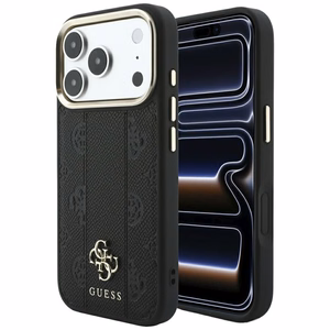 Kotelo mallille IPHONE 18 Pro/17 Pro MagSafe-yhteensopiva (Stripe Peony 4G Logo) (väri: musta)
