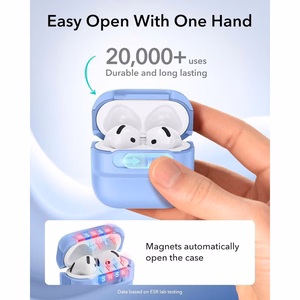 ESR Pulse HaloLock MagSafe  Apple AirPods 4 / 5 kuori, vaaleansininen