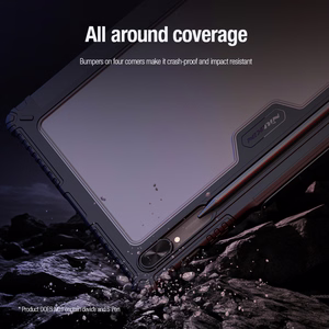 Nillkin Bumper Nahkainen Case Pro Suojakuori Samsung Galaxy Tab S9+:lle - musta
