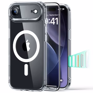 ESR Classic Hybrid MagSafe + Karkaistu lasi -setti iPhone 17 Air:lle - Kirkas