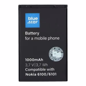 Akku Nokia 6101 / 6100 / 6300:lle 1000 mAh Blue Star Premium