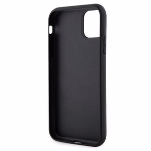 Karl Lagerfeld KLHCN61G2CPK iPhone 11 / Xr 6.1 musta/musta kovakuori Glitter Choupette Patch