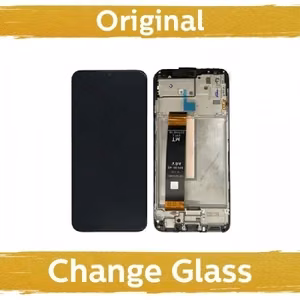 LCD-näyttö yhteensopiva Samsung M336 M33 5G musta kehyksellä (uudistettu: Kiina)