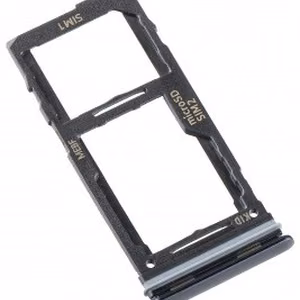 SIM-kortin pidike Samsung M526 M52 5G musta alkuperäinen (service pack)