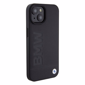 BMW BMHMP15SSLLBK iPhone 15 6,1 musta/musta Magsafe kovakuori Signature Logo Imprint