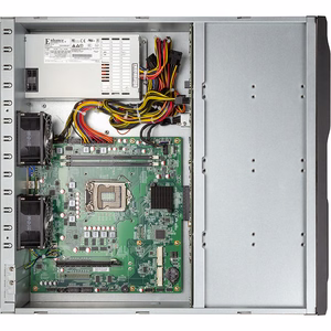 Tietovarennuspalvelin 16xHDD 3,5 tuumaa, 3U 19 tuumaa räkki G3900, 4 Gt RAM, 128 Gt M2