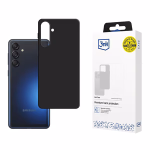 3mk Matt Case -suojakuori Samsung Galaxy M55:lle - musta