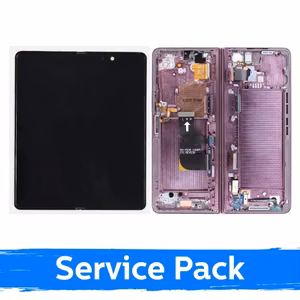 LCD-näyttö Samsung F936 Z Fold4 (SISEMPI) kehyksellä / Burgundy / (Service Pack)