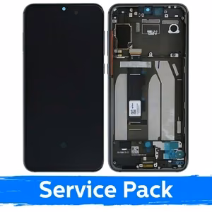 LCD-näyttö, yhteensopiva Xiaomi Mi 9 SE kehyksellä / harmaa / (Service Pack)