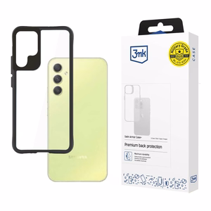 3mk Satin Armor Case+ -suojakuori Samsung Galaxy A34 5G:lle - läpinäkyvä