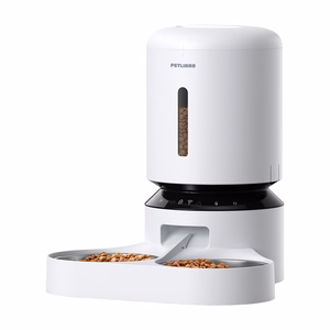 Petlibro Granary ruoka-automaatti kaksoiskulholla, Wifi, 5L (valkoinen)