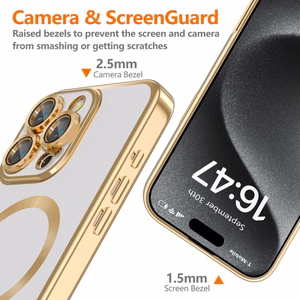 Tech-Protect MagFlex MagSafe Suojakuori iPhone 16 Pro Max:lle - kultainen