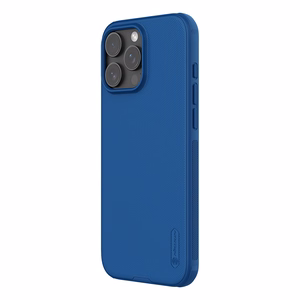 Nillkin Super Frosted Shield Pro kotelo iPhone 16 Pro - sininen