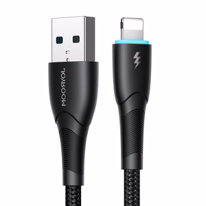 Joyroom Starry Series SA32-AL3 3A USB-A / Lightning kaapeli 1m - musta