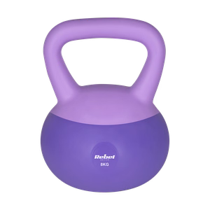 REBEL ACTIVE Soft Kettlebell pehmeä vinyylinen kahvakuula, 8 kg