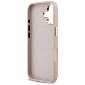 Guess 4G Triangle Logo MagSafe Suojakuori iPhone 17:lle - ruusukultainen