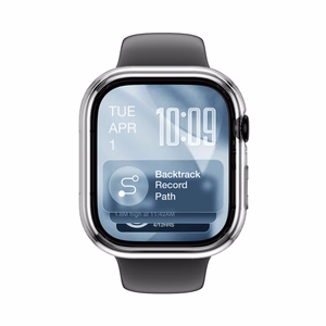AmazingThing Minimal suojakuori Apple Watch Series 11 46mm:lle - läpinäkyvä