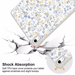 Tech-Protect SC Pen Case for iPad 10.9" 2022 (10th gen.) / 11" 2025 (11th gen.) - Daisies with Leaves