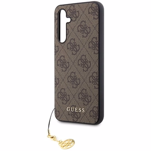 Guess 4G Charm Suojakuori Samsung Galaxy S23 FE:lle - ruskea