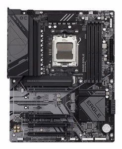 GIGABYTE B650 EAGLE emolevy - AMD Ryzen 9000 Series CPUs, 12+2+2 Phases VRM, up to 7600MHz DDR5 (OC), 1xPCIe 5.0 + 2xPCIe 4.0 M.2, GbE LAN, USB 3.2 Gen 2
