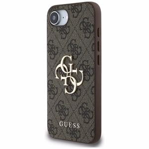 Guess Suojakuori iPhone 16e:lle (SE 4 2025) GUHCPSE44GMGBR (4G PU Big Logo) - Ruskea