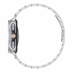 Spigen Modern Fit -hihna Galaxy Watch 8 / Classic (40 / 44 / 46mm) hopeinen
