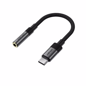 Acefast J12 USB-C to 3.5mm mini jack adapter - black