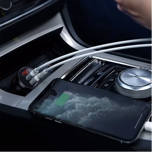 Autolaturi Baseus Digital Display 24W 2xUSB-A musta CCBX-0G
