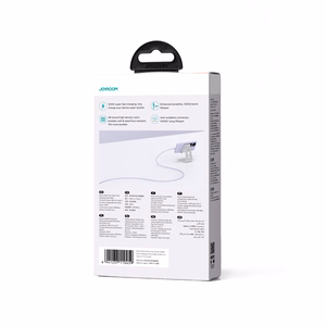 Joyroom Multi-Color Series S-A34 USB-A / USB-C 100W Kaapeli 1 m - violetti