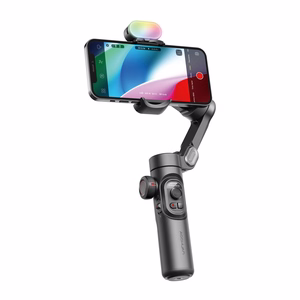 AOCHUAN XE gimbaali RGB-valaistuksella (musta)