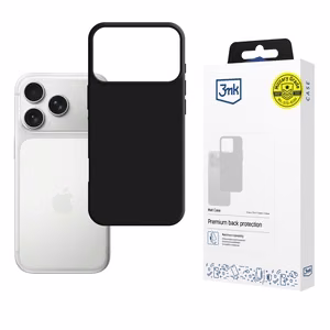 Suojakuori 3mk Matt Case Apple iPhone 17 Pro musta