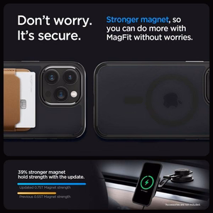 Spigen Ultra Hybrid Mag MagSafe Suojakuori iPhone 16 Pro - musta