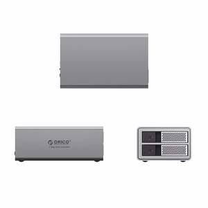 Orico 9828RU3 2 Big DAS Solution ProRAID Disk Array for 2 2.5"/3.5" SATA HDD/SSD Drives with RAID Controller - Gray