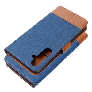 Läppäsuojakuori Samsung A15 4G / A15 5G -lle Jeans Book sininen