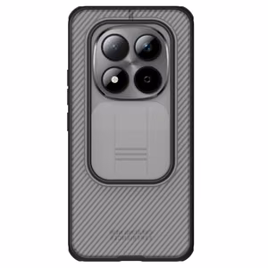 Nillkin CamShield Pro suojakuori Xiaomi Redmi Note 15 Pro+ 5G/Poco M8 Pro 5G läpinäkyvä musta