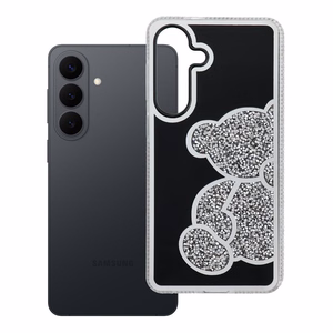 Suojakuori Samsung S26 PLUS:lle Teddy Bear hopeinen