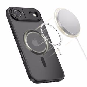 Tech-Protect MagStand MagSafe Suojakuori iPhone 17 Air:lle - Matta Musta