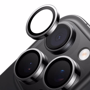 Lensguard kameralasi iPhone 16 ProMaxiin (musta)