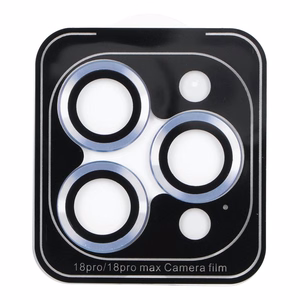 BLUE STAR Easy Install kameran linssinsuojus laitteelle iPhone 18 Pro / 18 Pro Max, väri: vaaleansininen